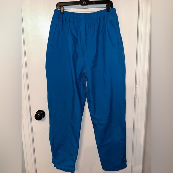 L.L. Bean Women’s XL Pants Nylon Gore Tex Rain Blue Vintage Hiking Outdoors 1669 - Picture 4 of 8